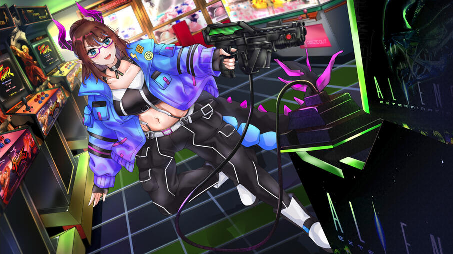 Arcade Prog wallpaper by: Nianfuwa