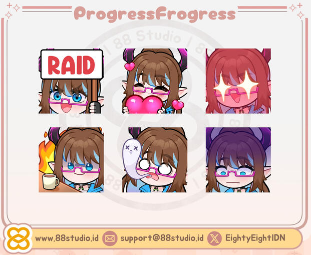 Emotes by: 88 Studio